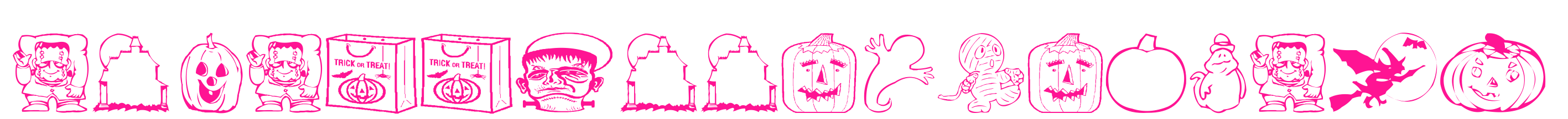aez halloween dingbats預(yù)覽圖片