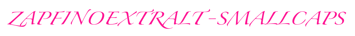 zapfinoextralt-smallcaps