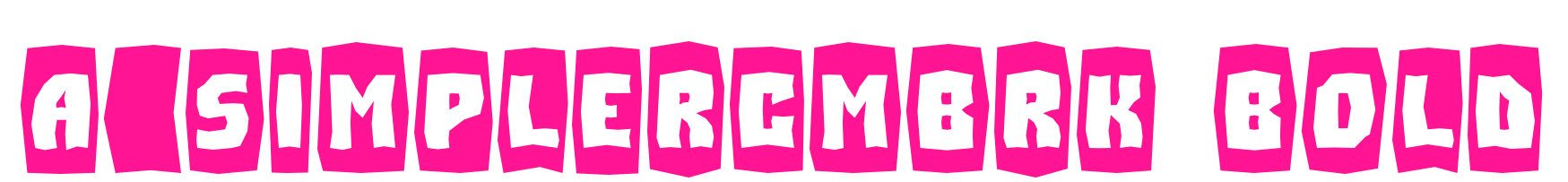 a_simplercmbrk bold預覽圖片