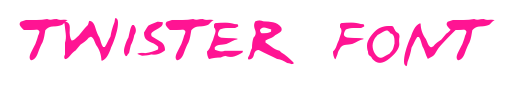 twister font