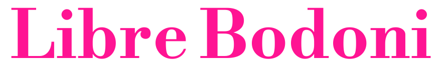 Libre Bodoni預覽圖片