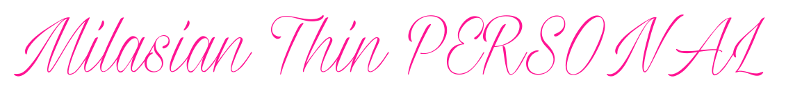 Milasian Thin PERSONAL預(yù)覽圖片