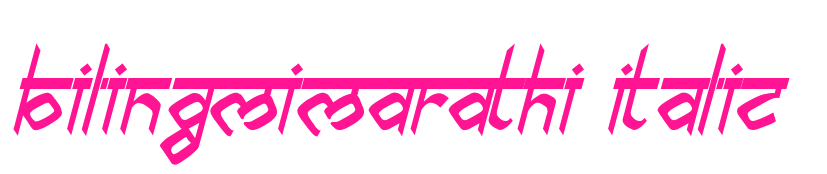 bilingmimarathi-Italic