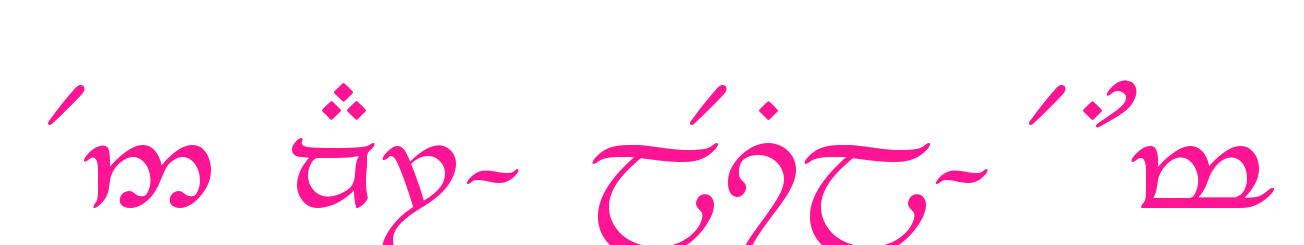 Tengwar-Elesil-Medium預(yù)覽圖片