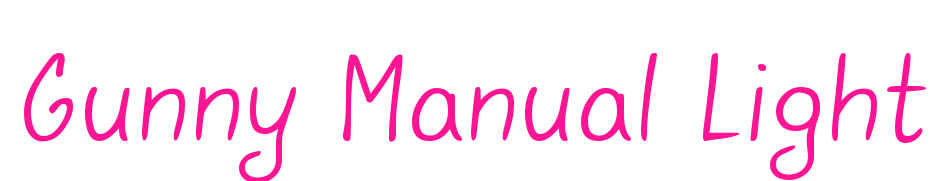 Gunny Manual Light預(yù)覽圖片