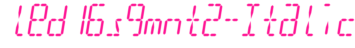 led16sgmnt2-Italic預(yù)覽圖片