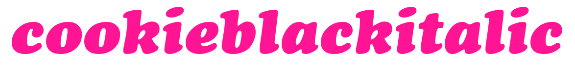 cookieblackitalic預(yù)覽圖片