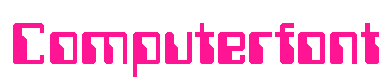Computerfont預(yù)覽圖片
