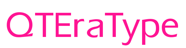 QTEraType預(yù)覽圖片