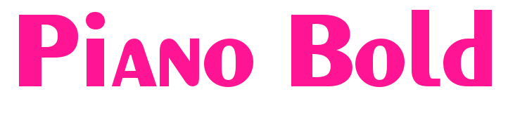 Piano Bold預(yù)覽圖片