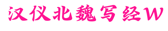 漢儀北魏寫(xiě)經(jīng)W