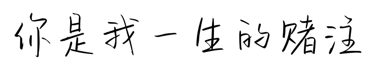 你是我一生的賭注預覽圖片